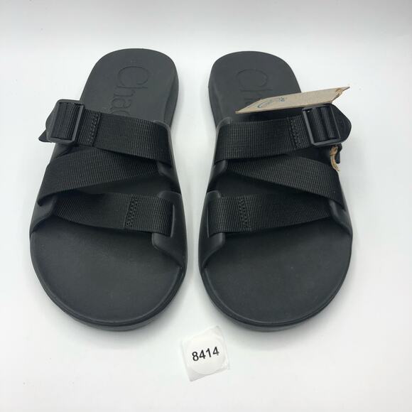 Chaco Chillos Slide Men's Comfort Sport Slide Sandals Black Size US 9 - Picture 5 of 8